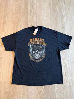 Harley-Davidson Peterson's Key West Florida Skull and Goggles T-Shirt 3XL